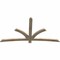 Ekena Millwork Davenport Rough Sawn Timber Gable Bracket, Douglas Fir, 84"W x 45"H x 2"D x 4"F, 13/12 Pitch GBW084X45X0204DAV00RDF - alternate 2